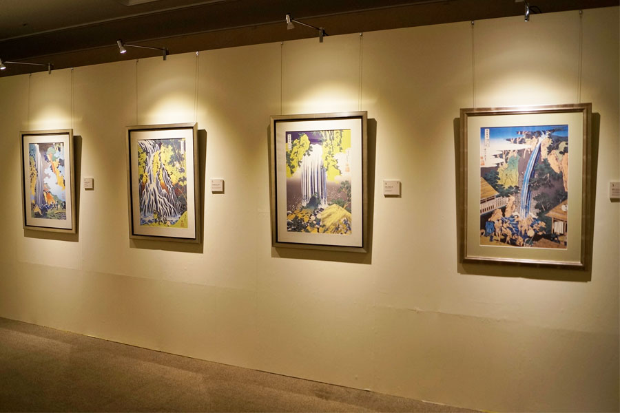 葛飾北斎に関する解説パネルも展示